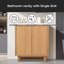Meuble-lavabo simple 29,5 po avec plateau Littzy-1418102450