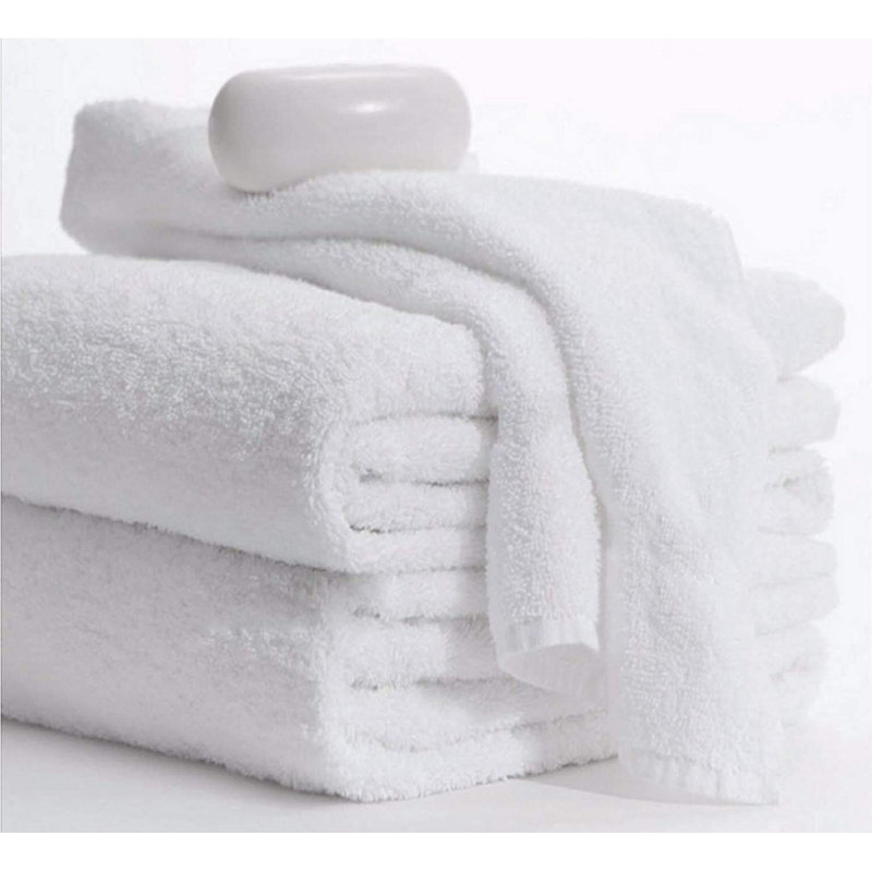 Ensemble de serviettes de bain Basic Basic, serviettes 100% coton filé à anneaux 24 po x 48 po