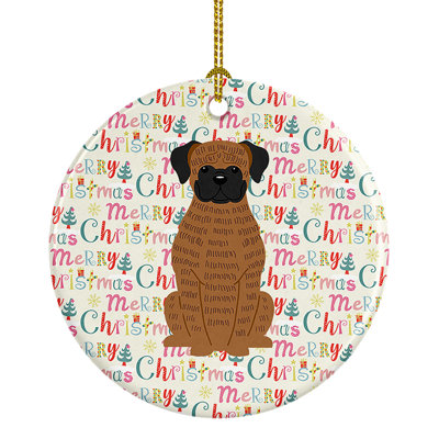 Ornement suspendu Merry Christmas