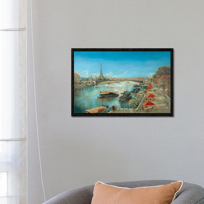 River Tranquility by Ruane Manning - Wrapped Canvas Painting