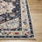 Rectangle Demeko Oriental Machine Woven Polyester/Polypropylene Area Rug in Black-844543826