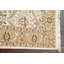 Tapis en laine / soie Aubusson à teinture végétale noué à la main 4 x 6