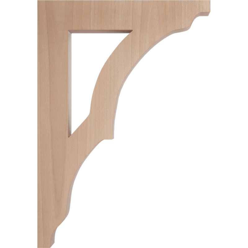 Support en bois Avila, Cerisier, H 10,5 po x l 1,75 po x P 7,5 po