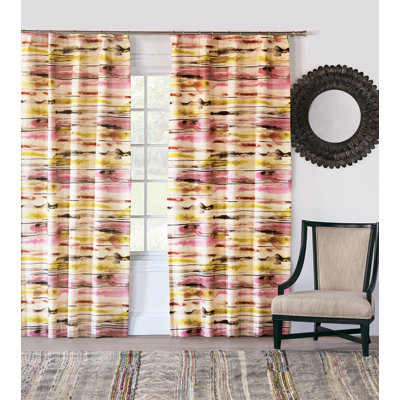 Yara Synthetic Room Darkening Curtain Single Panel