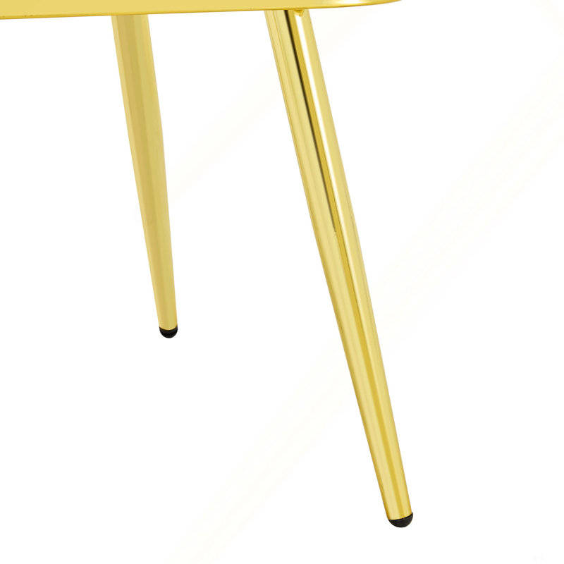 Chaise Modern, Velours brun
