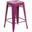 Anastassios Industrial Style Stool - Modern Metal Galvanised Steel-1658677441-1658677440