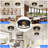 10.7 In. Farmhouse Black Flush Mount Ceiling Light Fixture with Turnable Light Cap (1-Pack)-115664306
