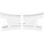 Médaillon de plafond contemporain en PVC de qualité architecturale Haven-36077770
