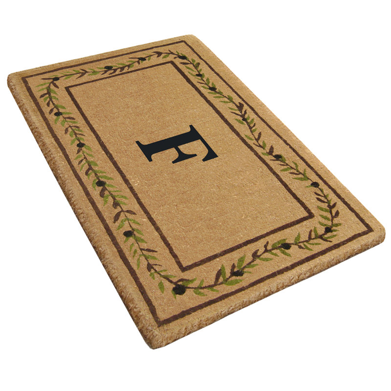 Tapis d'entrée antidérapant 36 po L x 22 po, F