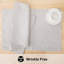 Cotton Linen Placemats Set Of 6, Cloth Washable Farmhouse Dining Table Mats