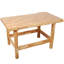 Établi en bois d'hévéa massif avec étau intégré pour atelier et travail du bois
