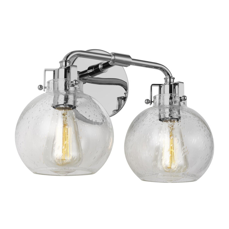 Éclairage pour meuble-lavabo 2 lumières Byrne, Chrome