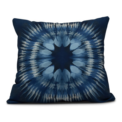 Ludde Shibori Burst Outdoor Square Pillow Cover & Insert