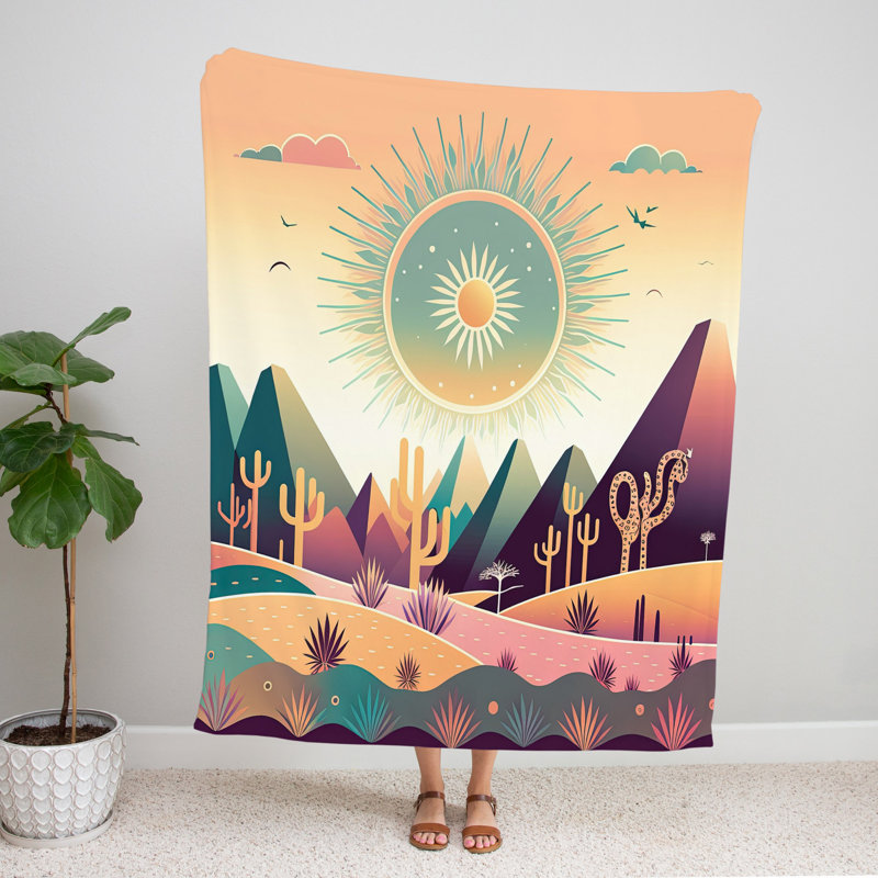 Throw Blanket, 50" W x 60" L