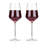 Raye Angled Crystal Bordeaux Glasses