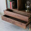 Bibliothèque de rangement en bois massif de style européen
