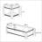 Double-Layer Clear Tempered Glass Table Top Set Of 2-743002738