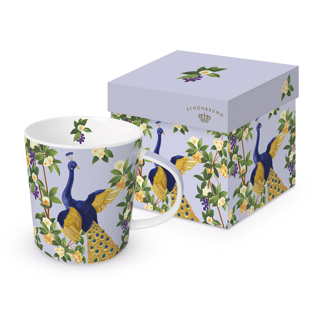 Sommerappartement Pfau Trend Mug in Geschenkbox