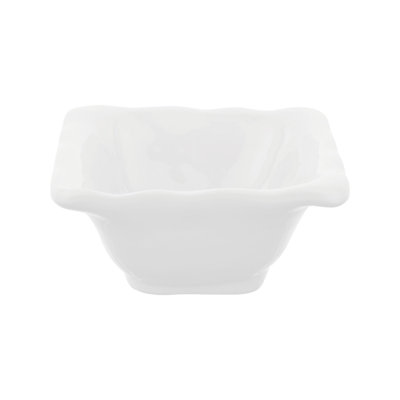 6-Piece White Melamine Dip Bowl