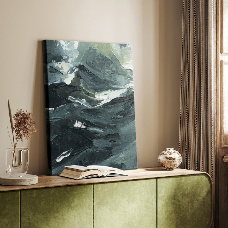 Perdus dans la mer - galerie Cavas personnalisée, H 18 po x l 12 po