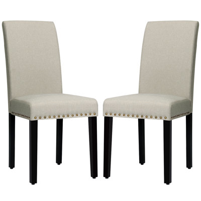 Linen Upholstered Side Chair