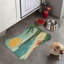 Tapis d'alimentation classique en forme d'os Classic Hawaiian Shores
