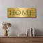 «Bloom & Grow Home» par Annie Lapoint, art mural en métal doré, 36 po x 12 po-303307553