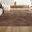 Antto Solid Low-Pile Brown Rug-950393695