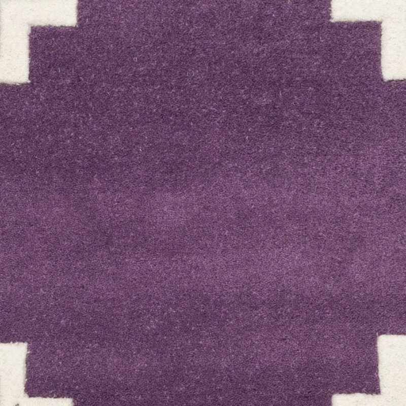 Carolene Hand Tufted Wool Geometric Rug, Rectangle 8'9" x 12'