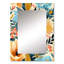 Aldborough clair couleur fleurs dans un motif tropical - miroir tropical-1087832389