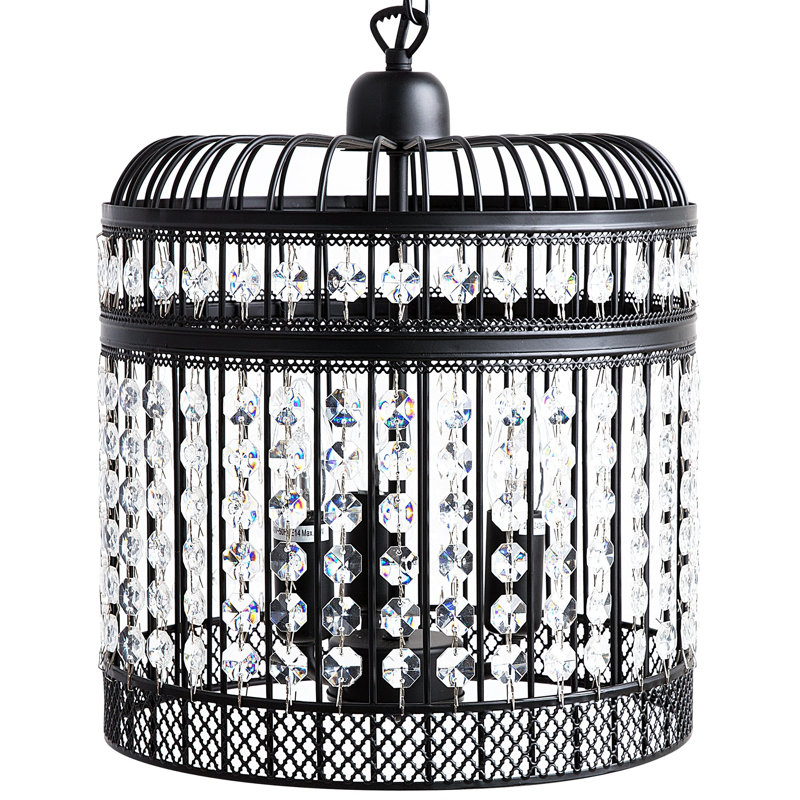 Maxen 3 - Light Black Lantern Pendant