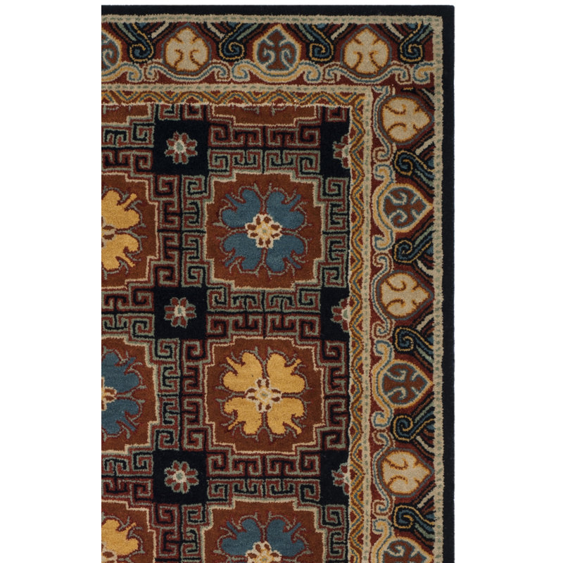 Wahcheechee Hand Tufted Wool Oriental Rug, Rectangle 8' x 10'