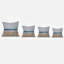 Housse et insert de coussin carré Lets Run Away III-534406660