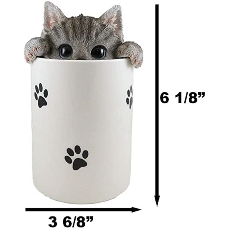 Pot de rangement caché pour chat