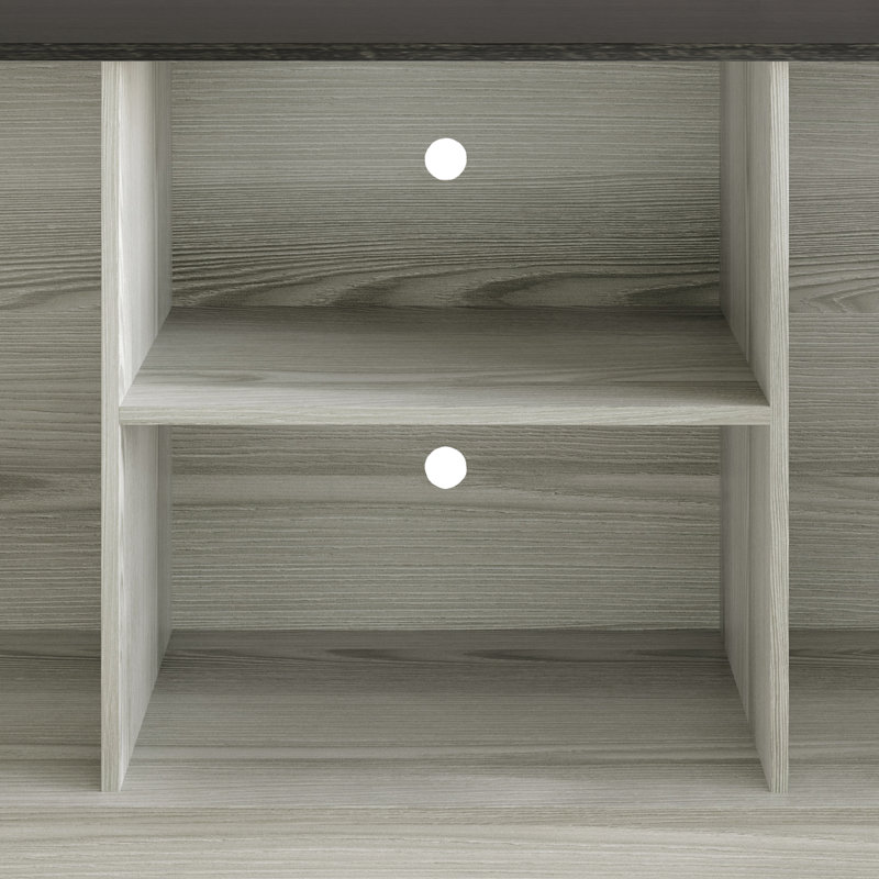 Crédence de rangement l 15,76 po Abbriella, Blanc