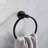 5 Bathroom Towel Rack In Matte Black Aluminium - Wall Mounted Stylish And Robust For Bath, Bedroom, Laundry, Kitchen Easy Installation Process 5 Piece Mount Aluminium, Construction, Rust Multiple-1158307505