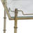 Two Tier 30"H Rolling Bar Cart, Rectangle-975132703