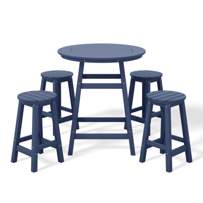 Laguna 5-Piece Round Counter Set