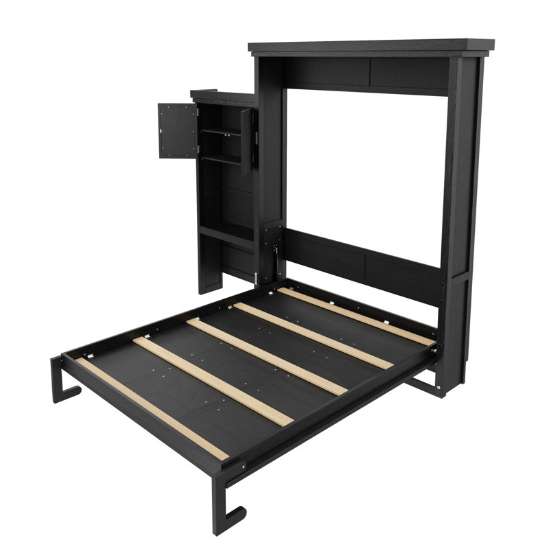 Lit escamotable avec armoire Murphy, Black