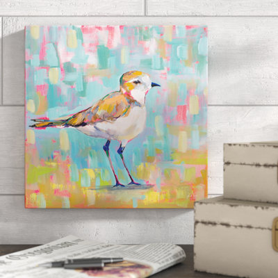 Coastal Plover III 1 Piece Wrapped Canvas Painting