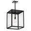 Luminaire suspendu carré 1 lumière