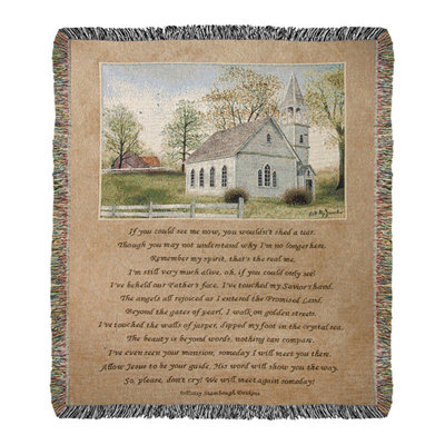 Jeté de tapisserie tissé manuel 50 po x 60 po