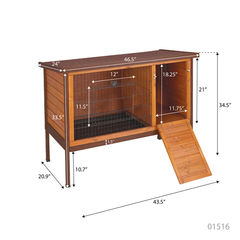 Charitee Premium+ Hutch, Large, Tan