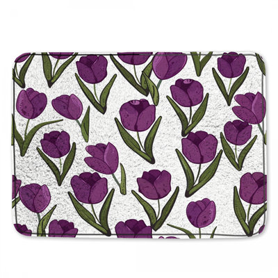 Tapis de bain Tulip Floral