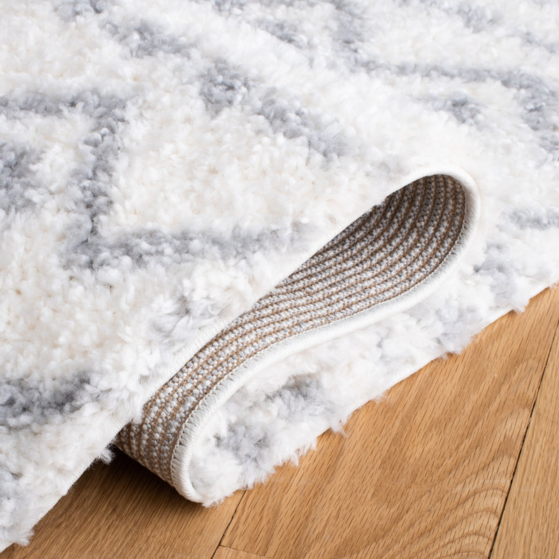Tapis ivoire / gris Maddie, Carré 6 pi 7 po