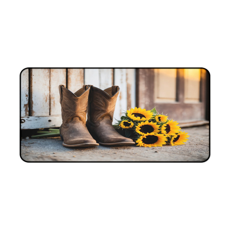Polyester Desk Pad, 14.4x12.1