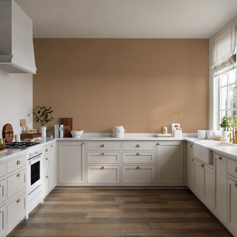 Fine Silk Wallpaper, Orange