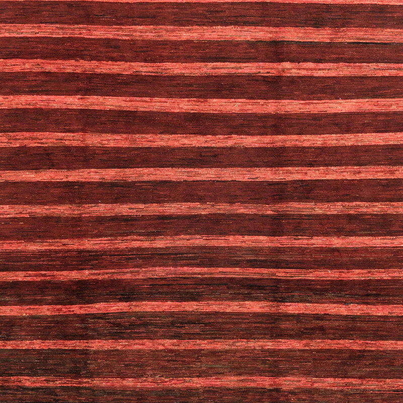 Tapis décoratif multicolore à motif abstrait, Carré 4 pi