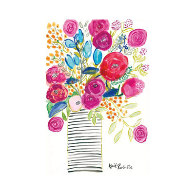 " Blissful Blooms " by Kait Roberts Painting Print