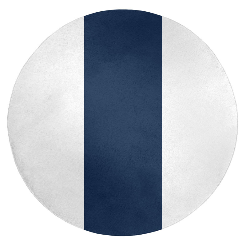 Chenille Indoor Rug, Round 5'